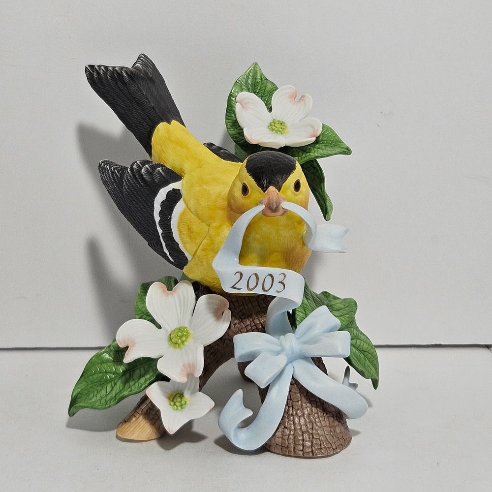 Lenox 2003 American Goldfinch Fine Porcelain Figurine Annual Edition New In Box